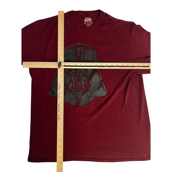 Star Wars Darth Vader Graphic T-Shirt XL Maroon Sithlord Darkside Tee Fifth Sun - Picture 6 of 8